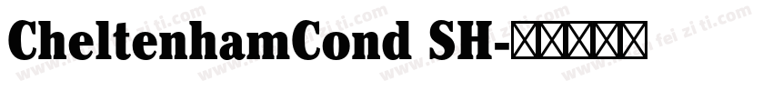 CheltenhamCond SH字体转换
